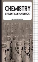 Student Lab Notebook: Chemistry Lab Notebook for Science Student / College / Research - 8.5x11 Large Print (1/4 Inch Per Square) 106 Pages (