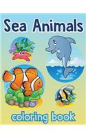 Sea animal Vol2; Easy coloring book for kids toddler, Imagination learning in school and home: Kids coloring book helping brain function, creativity, and imagination perfected for boys and girls(Underwater Animal Kids Coloring Book)