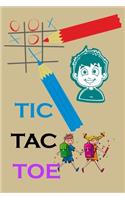 Pencil Game Tic-Tac-Toe: Noughts And Crosses (X and O),120 pages, Fun Activities for Family Time,2 Players Activity Book