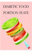 diabetic food portion plate Notebook
