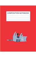 Composition notebook: Ruled (8.5 x 11 in), 110 Pages: Diary Book For Girl, Journal Notebook For Kids, Writing Journal Lined, Cute Pets green (8.5 x 11 in), 110 Pages(12 Cute Composition Notebook Red)