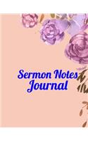 Sermon Notes Journal: Prayer Journal Perfect For Church Notebook, Sermon Notebook for Women, Notebook & Prayer Requests Journal