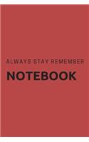 lined Notebook for making a goals list or achievements that always make you Remember them