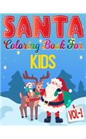 Santa Coloring Book For Kids