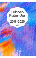 Lehrerkalender 2019 2020 A5: für Lehrer - Lehrerkalender für das Schuljahr 2019 2020 - Schulplaner DIN A5 - August 2019 bis Juli 2020 - Perfektes Geschenk für Lehrerinnen und Le