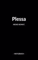 Plessa: Notizblock - Notizbuch - DIN A5, 120 Seiten - Liniert, Linien, Lined - Notizen, Termine, Planer, Tagebuch, Organisation - Deine Stadt, Dorf, Region 