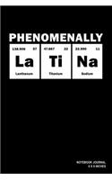 Phenomenally Latina: Notebook, Journal, Or Diary - 110 Blank Lined Pages - 6" X 9" - Matte Finished Soft Cover