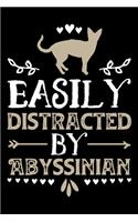 Easily Distracted By Abyssinian: Personal Planner 24 month 100 page 6 x 9 Dated Calendar Notebook For 2020-2021 Academic Year
