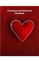 Username And Password Notebook