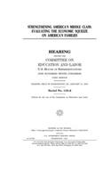 Strengthening America's middle class