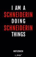 Notizbuch für Mode-Schneider / Mode-Schneiderin