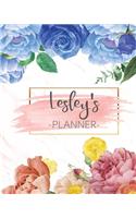 Lesley's Planner: Monthly Planner 3 Years January - December 2020-2022 - Monthly View - Calendar Views Floral Cover - Sunday start