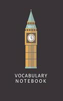 Vocabulary Notebook: British English, 6x 9, 2500 words, 110 pages, 2 columns, lines, learn to speak a language
