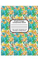 Bright Foliage Composition Book