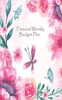 Personal Weekly Budget Plan: For Income and Expense Planner, Weekly Tracker Your Bill Organizer and Notebook with Blank Composition Notes.