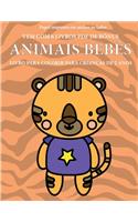 Livro para colorir para crianças de 2 anos (Animais Bebés)