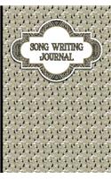 Song Writing Journal: With Lined/Ruled Paper And Staff, Manuscript Paper For Notes: Music Journal Diary, Song Writing Notebook