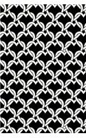 Journal Notebook Chained Hearts Pattern 1