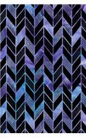 Journal Notebook Abstract Feather Pattern 3