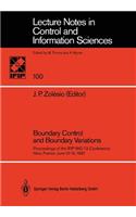 Boundary Control and Boundary Variations