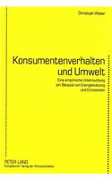 Konsumentenverhalten Und Umwelt
