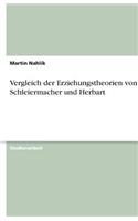 Vergleich der Erziehungstheorien von Schleiermacher und Herbart