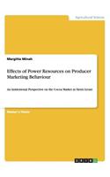 Effects of Power Resources on Producer Marketing Behaviour: An Institutional Perspective on the Cocoa Market in Sierra Leone(English)