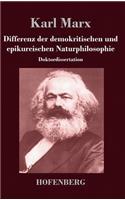 Differenz der demokritischen und epikureischen Naturphilosophie: Doktordissertation