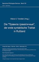 Die Pravila Gramaticnye, Der Erste Syntaktische Traktat in Rußland