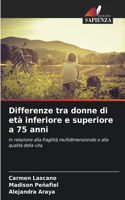 Differenze tra donne di età inferiore e superiore a 75 anni