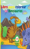 Libro para colorear de dinosaurios