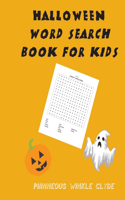 Halloween Word Search: Halloween Large Print Word Search Book