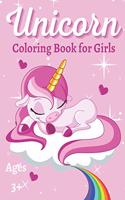 Unicorn Coloring Book for Girls Ages 3+