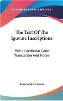 Text Of The Iguvine Inscriptions