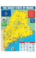Maine State Map for Students - Pack of 30: (Maine Experience)