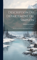 Description Du Département Du Simplon