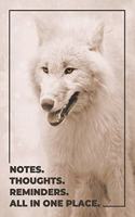 God Didn't Bring You This Far To Leave You. Notes. Thoughts. Reminders. All in one place.: Wolf Notebook Journal