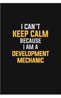 I Can't Keep Calm Because I Am A Development Mechanic