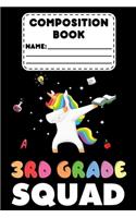 Composition Book 3rd Grade Squad
