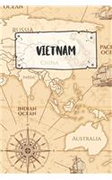 Vietnam: Ruled Travel Diary Notebook or Journey Journal - Lined Trip Pocketbook for Men and Women with Lines