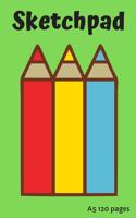 A5 Sketch Pad: 6inx9in 120 Blank Pages