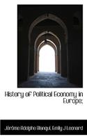 History of Political Economy in Europe;
