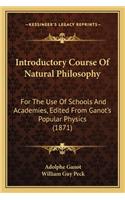 Introductory Course Of Natural Philosophy