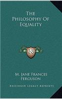 Philosophy Of Equality