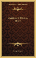 Spiegazione E Riflessioni (1757)