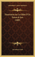 Dissertation Sur Les Effets D'Un Poison de Java (1809)