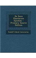 de Sexu Plantarum Epistola