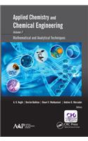 Applied Chemistry and Chemical Engineering, Volume 1