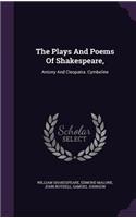 The Plays And Poems Of Shakespeare,