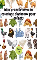 Mon premier livre de coloriage d'animaux pour enfants